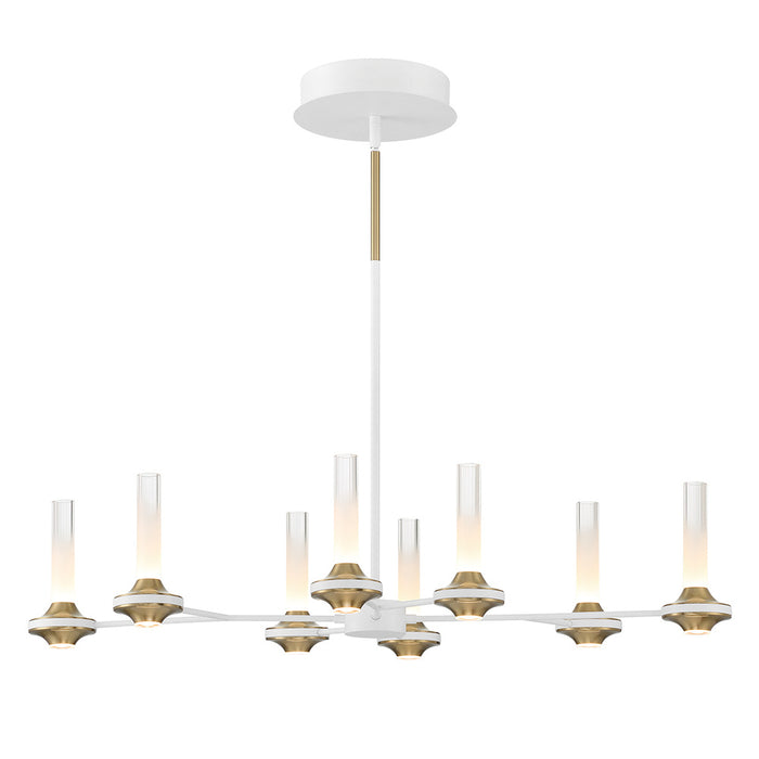 Torcia,  8 Light  Chandelier, White | 45714-023