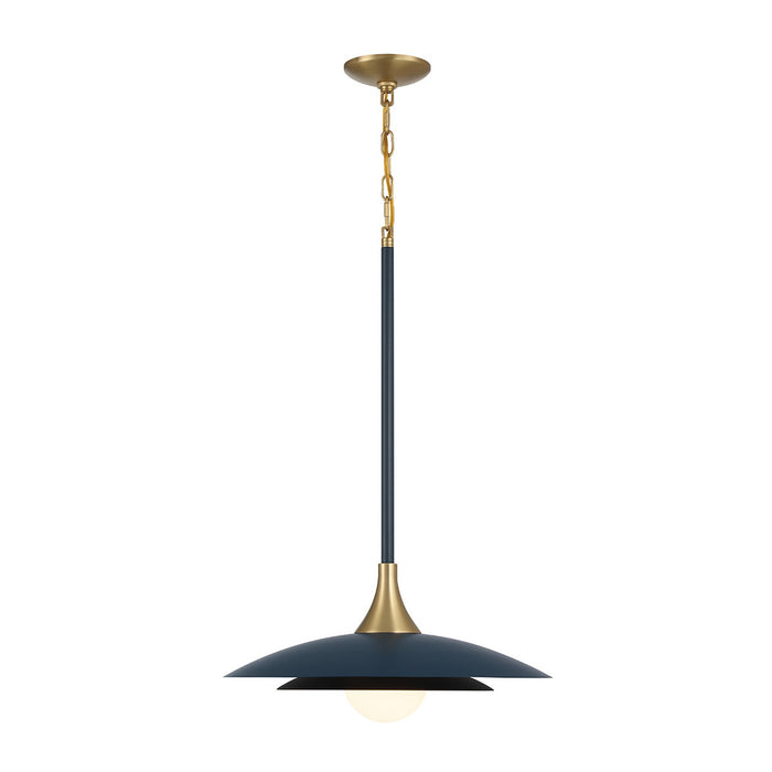 Welsh 1 Light Pendant In Blue And Black | 46441-027