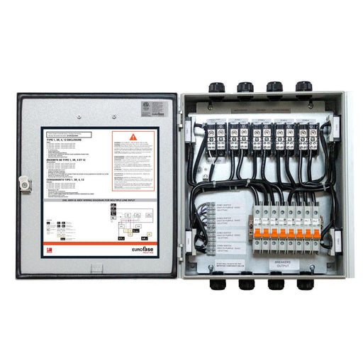 Eurofase Eurofase EFURCB24M2 2 Zone 120V to 240V Universal Relay Control Box