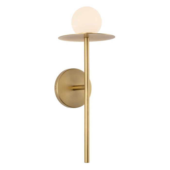 Elixir 16-in Brushed Gold Led Wall Sconce | WS15506-BG-UNV