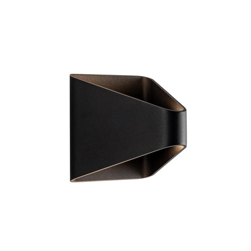 Kuzco Lighting Inc Ellis 6-in Black LED Exterior Wall Sconce