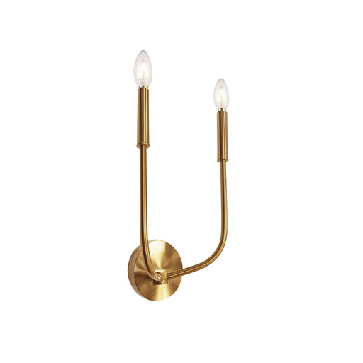  2 Light  Incandescent Wall Sconce, Agb | ELN-152W-AGB