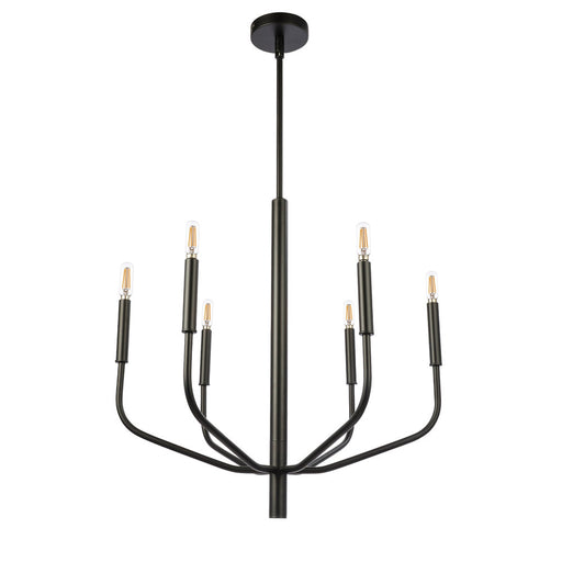  6 Light  Chandelier, Mb Finish | ELN-246C-MB