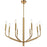  8 Light  Chandelier, Agb Finish | ELN-328C-AGB