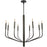  8 Light  Chandelier, Mb Finish | ELN-328C-MB