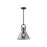 Emerson 11-in Matte Black/smoked 1 Light Pendant | PD412511MBSM
