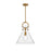 Emerson 14-in Aged Gold/clear 1 Light Pendant | PD412514AGCL