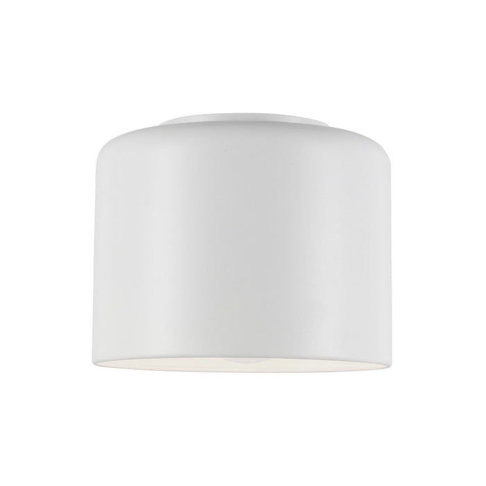 1lt Incand Flush Mount, Mw Shade | EMI-81FH-MW