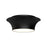 Alora Emiko 12-in Matte Black 2 Lights Flush Mount