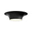 Emiko 16-in Matte Black 2 Lights Flush Mount | FM523016MB