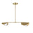 2 Lt Halogen Horiz Pendant, Agb W/ Wh Glass | EMM-342HP-AGB