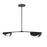 2 Lt Halogen Horiz Pendant, Mb W/ Wh Glass | EMM-342HP-MB