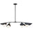 4 Lt Halogen Horiz Pendant, Mb W/ Wh Glass | EMM-414HP-MB