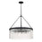 Crystorama Emory 8 Light Black Forged Chandelier