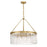 Crystorama Emory 8 Light Modern Gold Chandelier