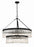 Crystorama Emory 9 Light Black Forged Chandelier