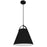 1lt Emperor Pendant Matte Black W/ Black Shade | EMP-111P-797-MB