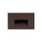 Sonic 3-in Espresso Led Exterior Wall/step Light | ER3003-ES-12V