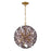 Esme 18.25'' Aged Brass Chandelier | ESM-4005-AG-SM