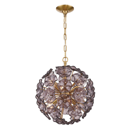 Esme 18.25'' Aged Brass Chandelier | ESM-4005-AG-SM
