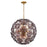 Esme 9 Light Aged Brass Pendant | ESM-4006-AG-SM