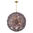 Esme 28'' Aged Brass Chandelier | ESM-4009-AG-SM