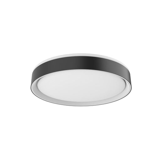 Essex 16-in Black Led Flush Mount | FM43916-BK/WH-5CCT