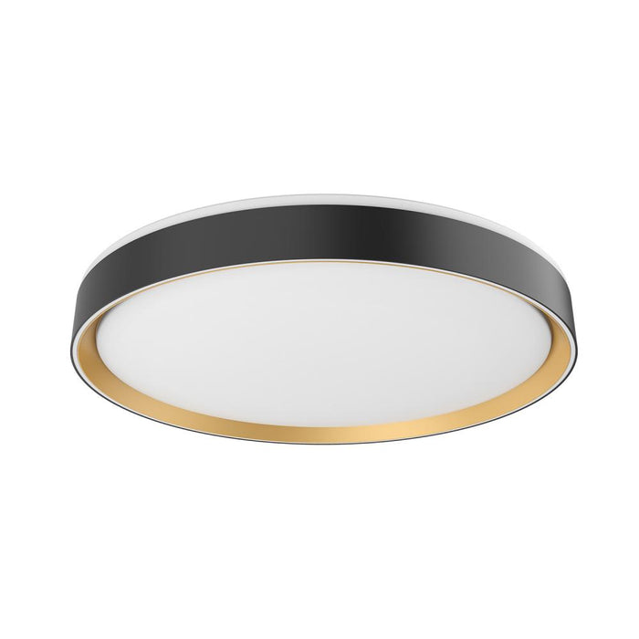 Kuzco Lighting Inc Essex 20-in Black/Gold LED Flush Mount