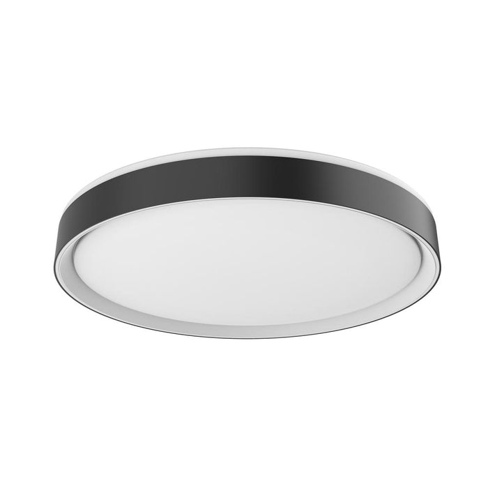 Essex 20-in Black/white Led Flush Mount | FM43920-BK/WH-5CCT