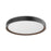 Kuzco Lighting Inc Essex 20-in Black/Walnut LED Flush Mount