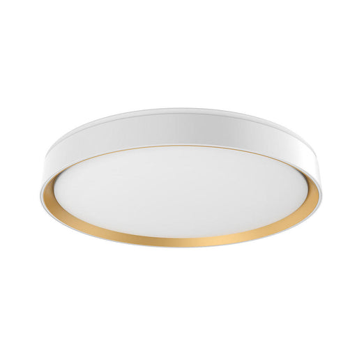 Kuzco Lighting Inc Essex 20-in White/Gold LED Flush Mount