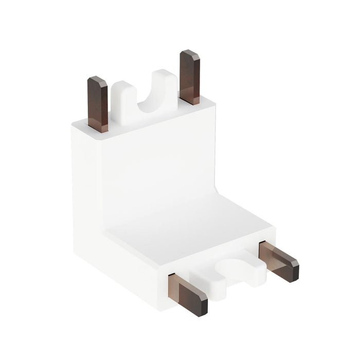 Continuum - Track-led Track Connecting Cord | ETMSC90-W2C-WT