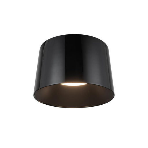 Etta 13-in Jet Black Led Flush Mount | FM16512-JB-3WCCT-UNV