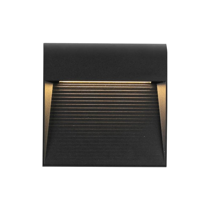 Casa 7-in Black Led Exterior Wall Sconce | EW27907-BK