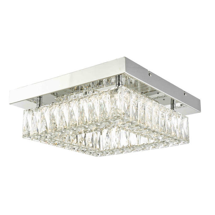 Avista Gem Flush Mount 15" Square Chrome -led | F1715CH