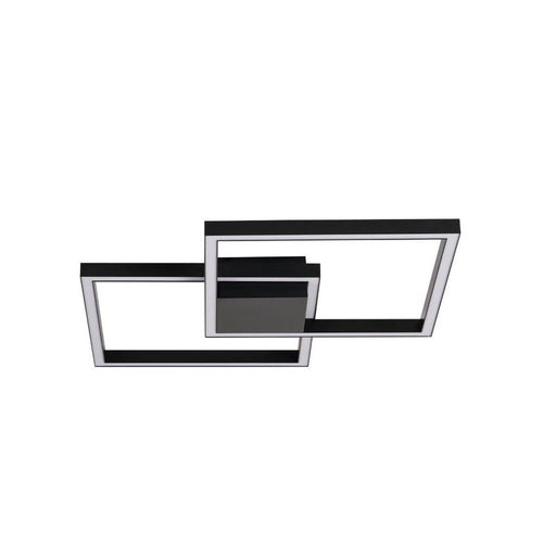 Avista Square Flush Mount Black -led | F2712BK