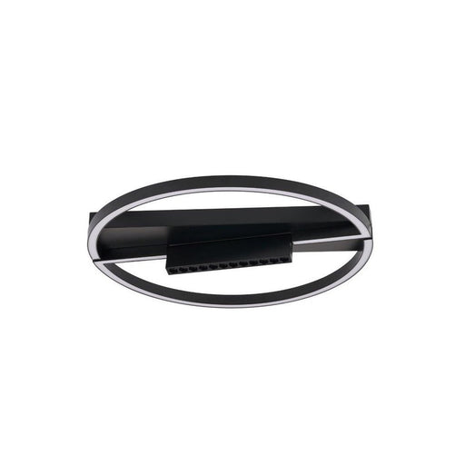 Avista Milo Flush Mount Circle Black -led | F2812BK