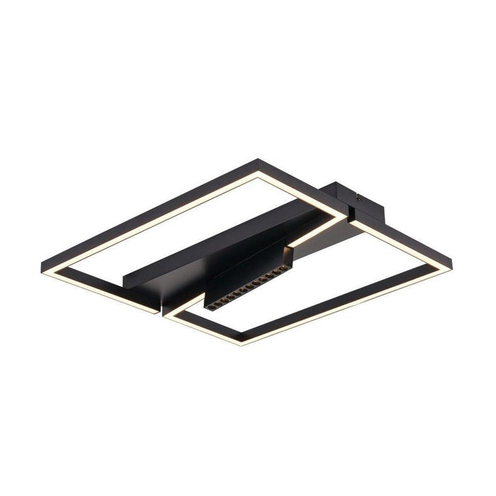 Avista Milo Flush Mount Square Black -led | F2815BK