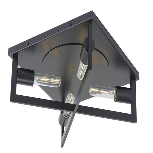 Brink Flush Mount 4-light Black | F3114BK
