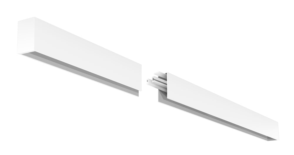 Eurofase 8' LED Linear Surface Mount Extension Kit, 2" Wide, 3000K, White