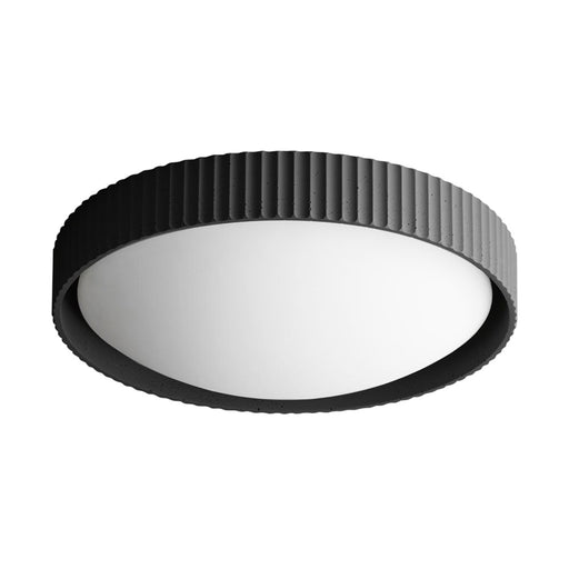 37w Flush Mount, Matte Black 3 Colour Change Temperature | FBN-1840LEDFH-MB