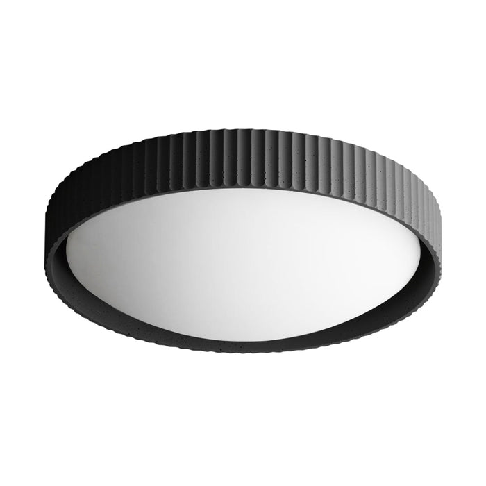 37w Flush Mount, Matte Black 3 Colour Change Temperature | FBN-1840LEDFH-MB