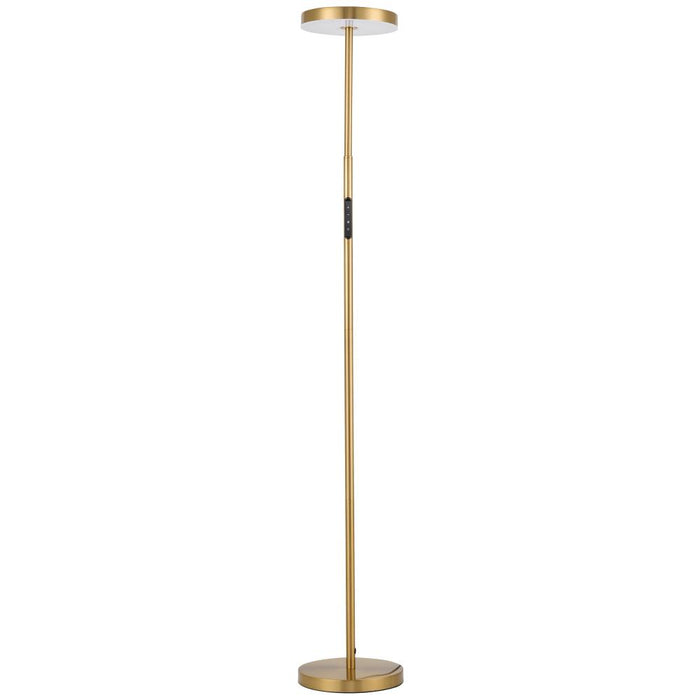 30w Floor Lamp, Pc W/ Wh Acrylic Diffuser | FCE-5430LEDF-AGB