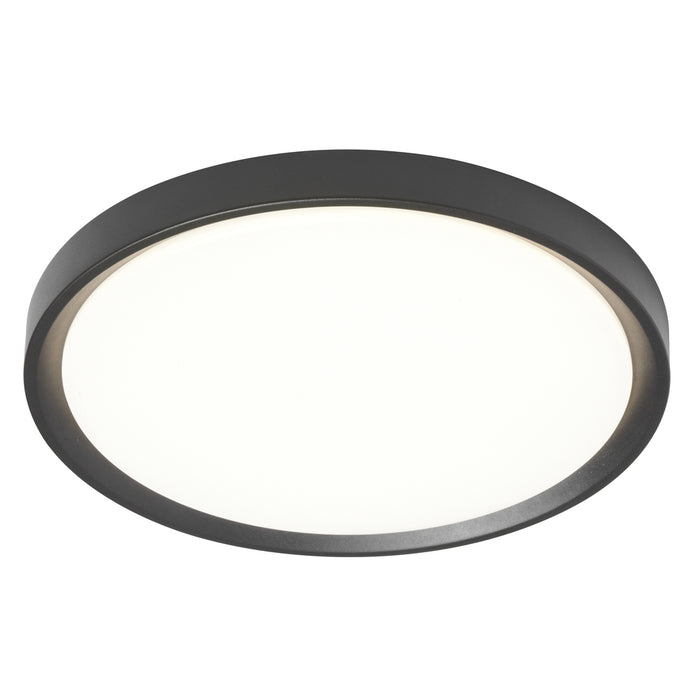 30w Flush Mount, Mb W/ Wh Diffuser | FID-1630LEDFH-MB