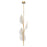 Flora 4 Head Natural Brass Led Pendant | PD321104NB