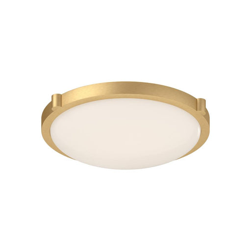 Floyd 13-in Brushed Gold Led Flush Mount | 501112BG-LED-5CCT