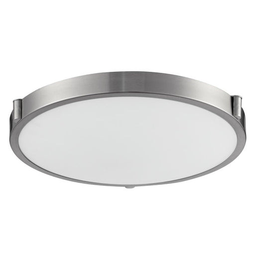 Floyd 17-in Brushed Nickel Led Flush Mount | 501122-LED