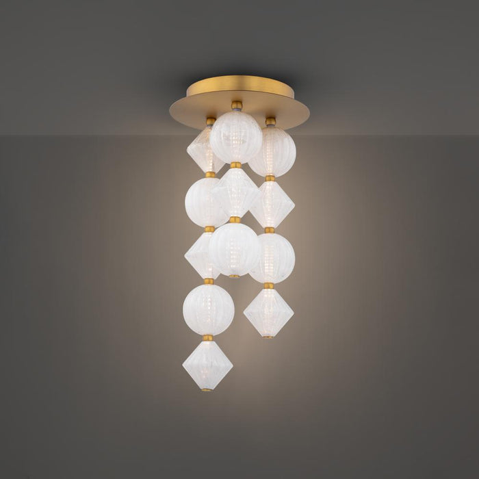 Pearla Flush Mount Light | FM-2523-AB