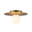 Elixir 10-in Brushed Gold Led Flush Mount | FM15510-BG-UNV