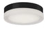 Bedford 11-in Black/frosted Led Flush Mount | FM3511-BK